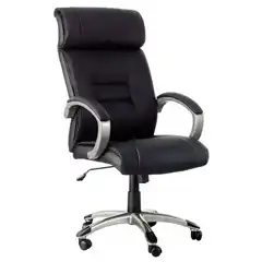 Material SILLA ARCHIVO 2000 DE OFICINA MOD. POMBA PIEL RESP. ALTO ELEVACION GAS TAPIZ NEGRO (01C6453NE)